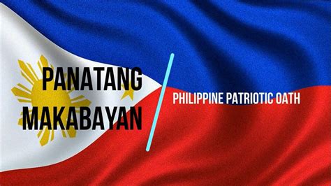 Full Text of Patriotic Oath of the Philippines .